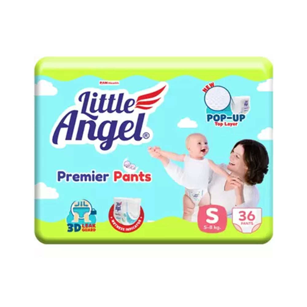 Little Angel Premier Baby Pants Small 36 Pcs